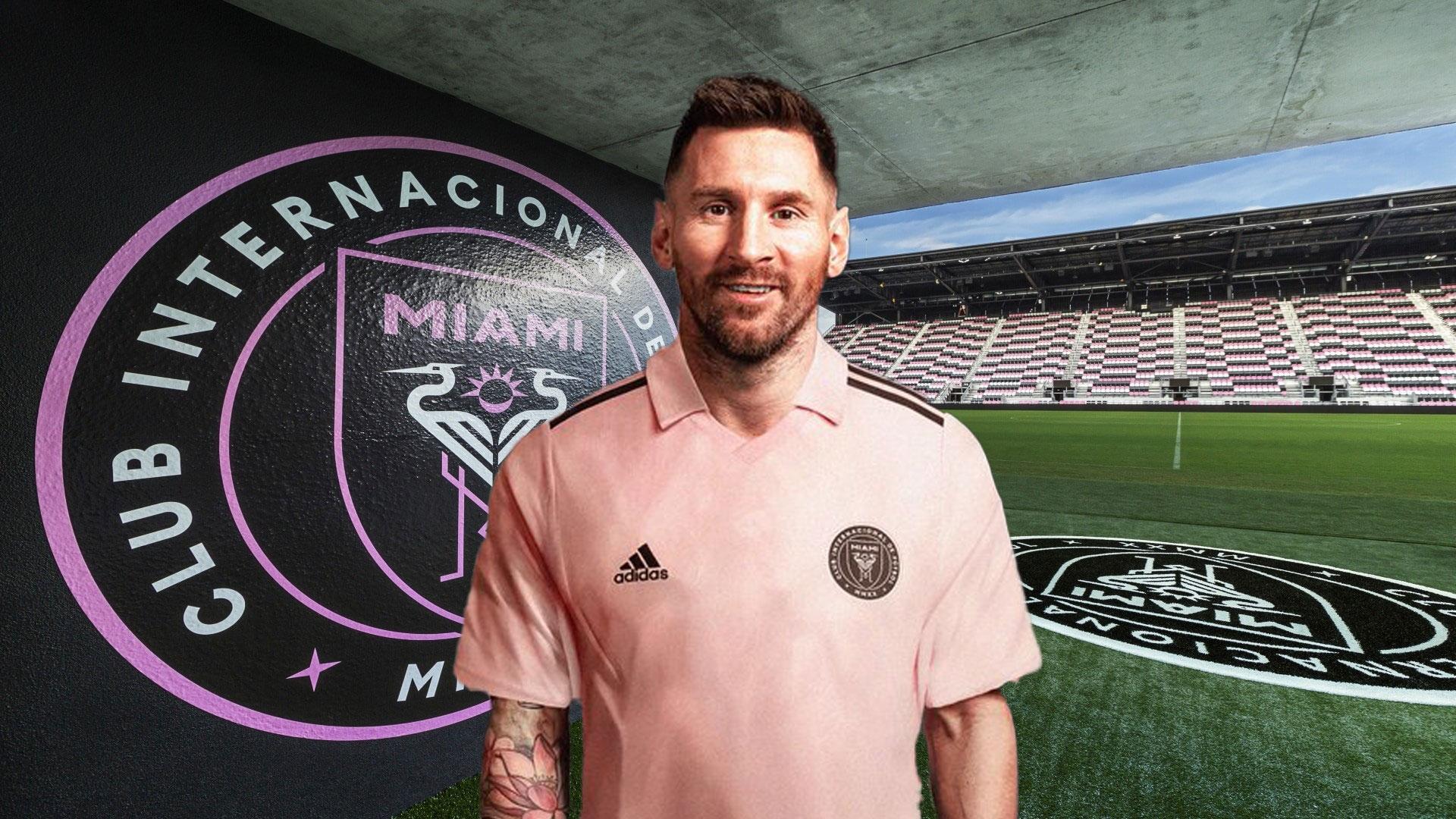 Messi con la del Inter