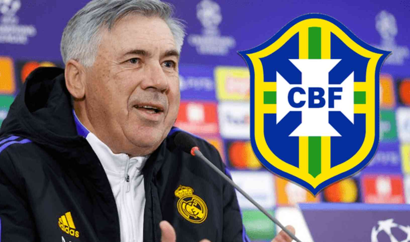 Ancelotti sería entrenador de Brasil en el 2024.