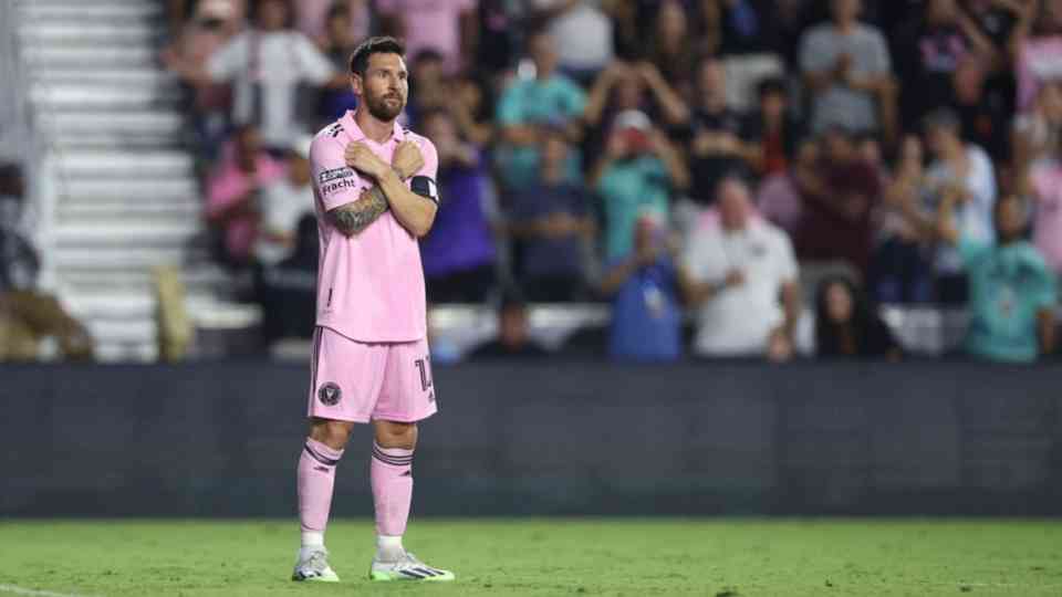 Leo Messi celebrando