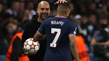 Pep y Mbappé