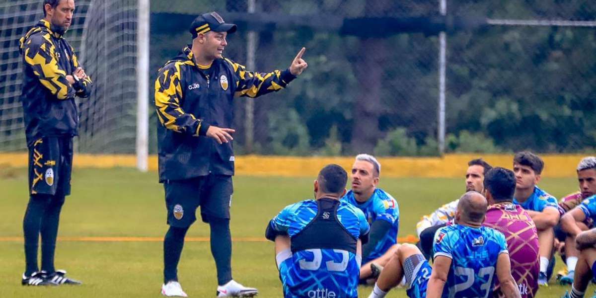 Saragó en un entrenamiento