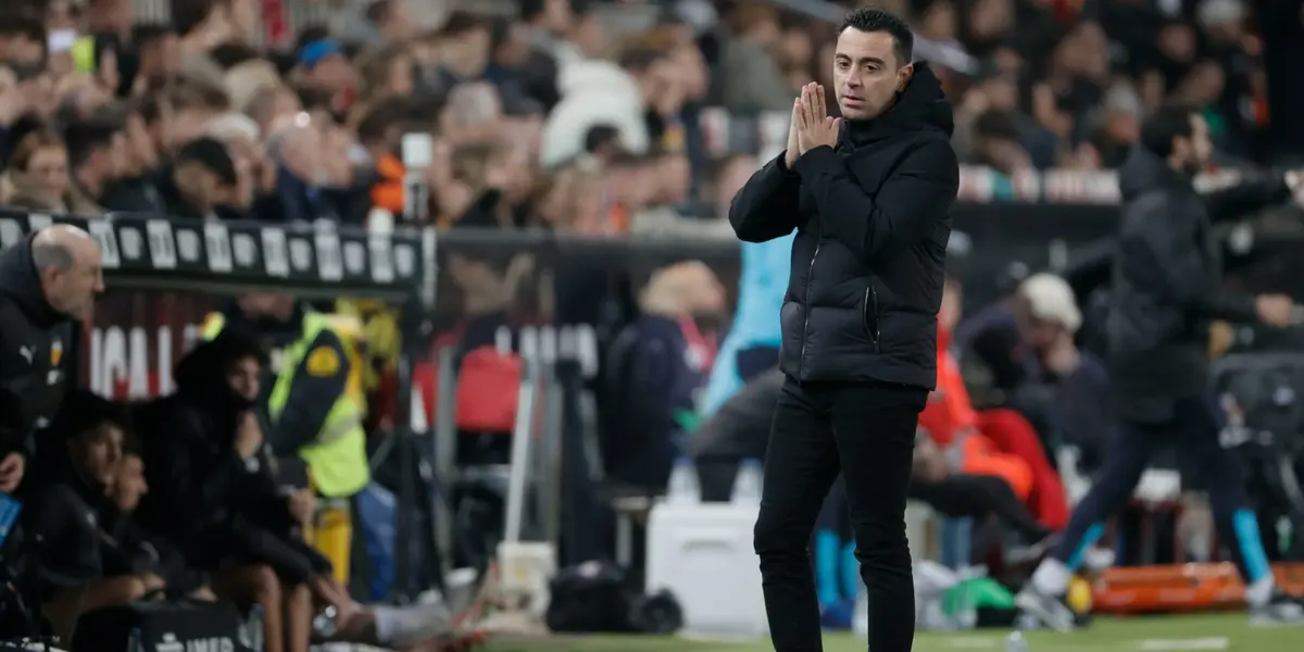 Xavi habló antes del partido