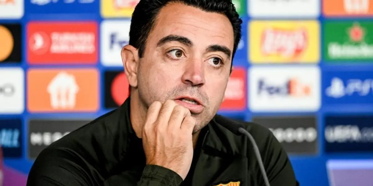 Xavi mostró su enojo