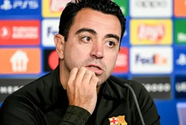 Xavi mostró su enojo